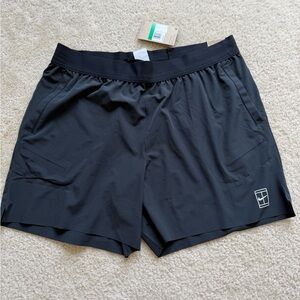 Men's Nike Court Advantage Black Tennis Shorts NWT XL